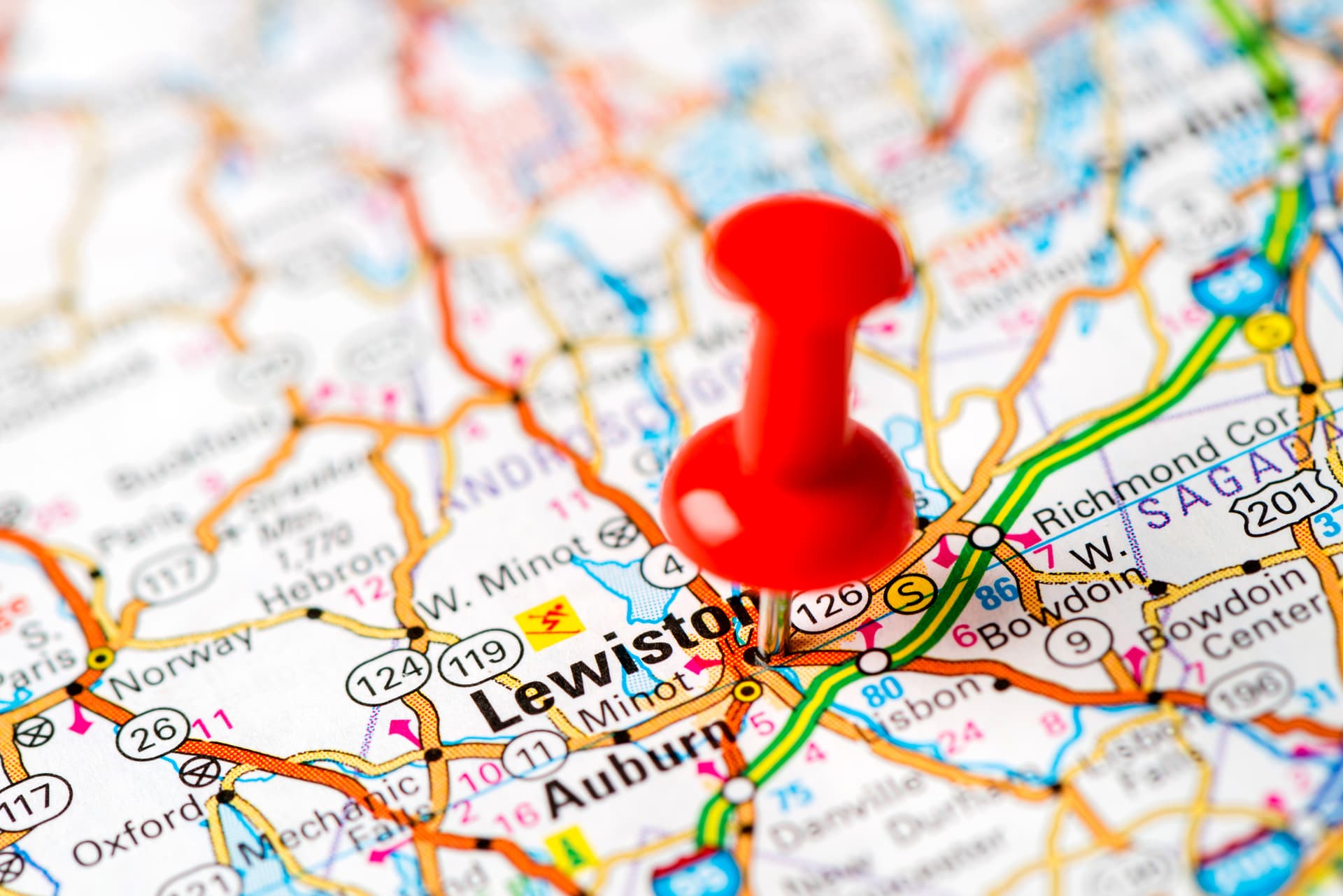 Lewiston map