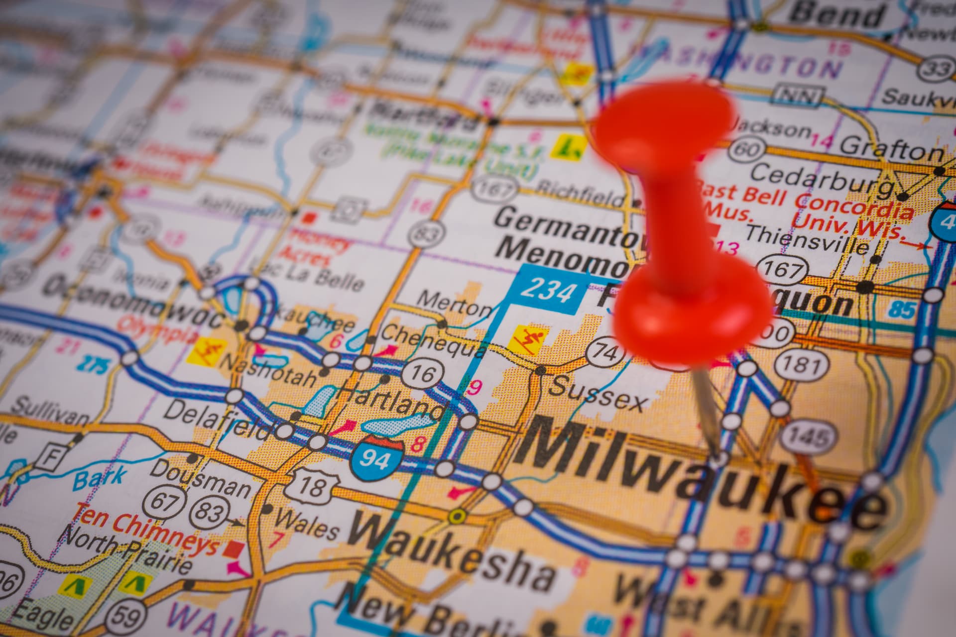 MIlwaukee map