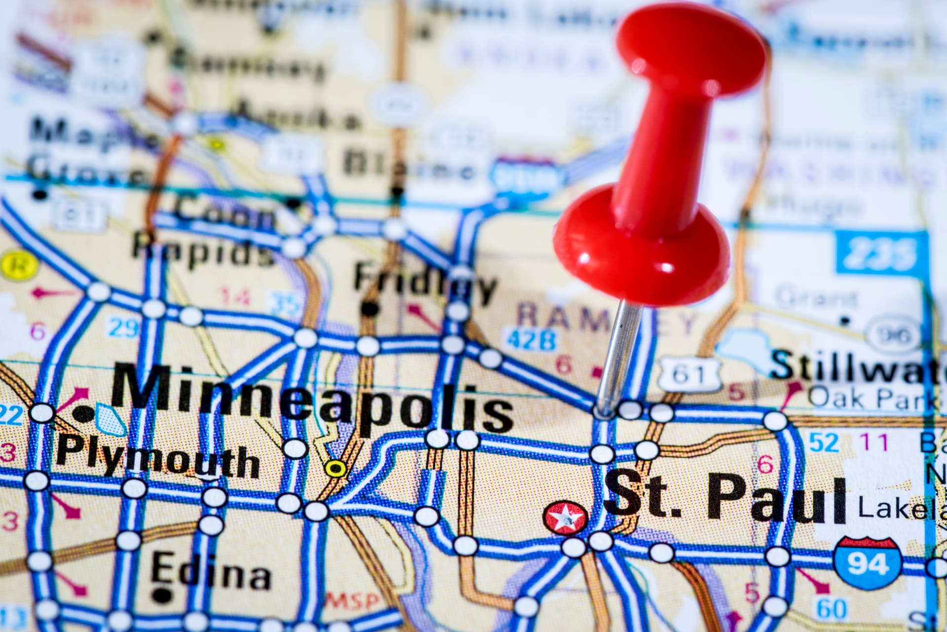 Map of Minneapolis