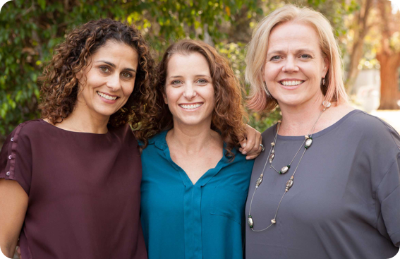 Co-founders Janelle, Joanna, and Carolyn